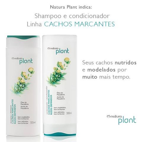 Sampoo Natura Plant Cachos Marcantes