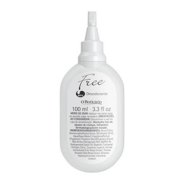 Desodorante refil Free